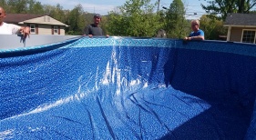 Above Ground Pool Build Process